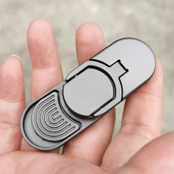 Push Slider Fidget Slider Toy Target Adult Metal Fidget Toy Finger Push Spin Coins giocattoli di decompressione EDC Haptic Slider Gift