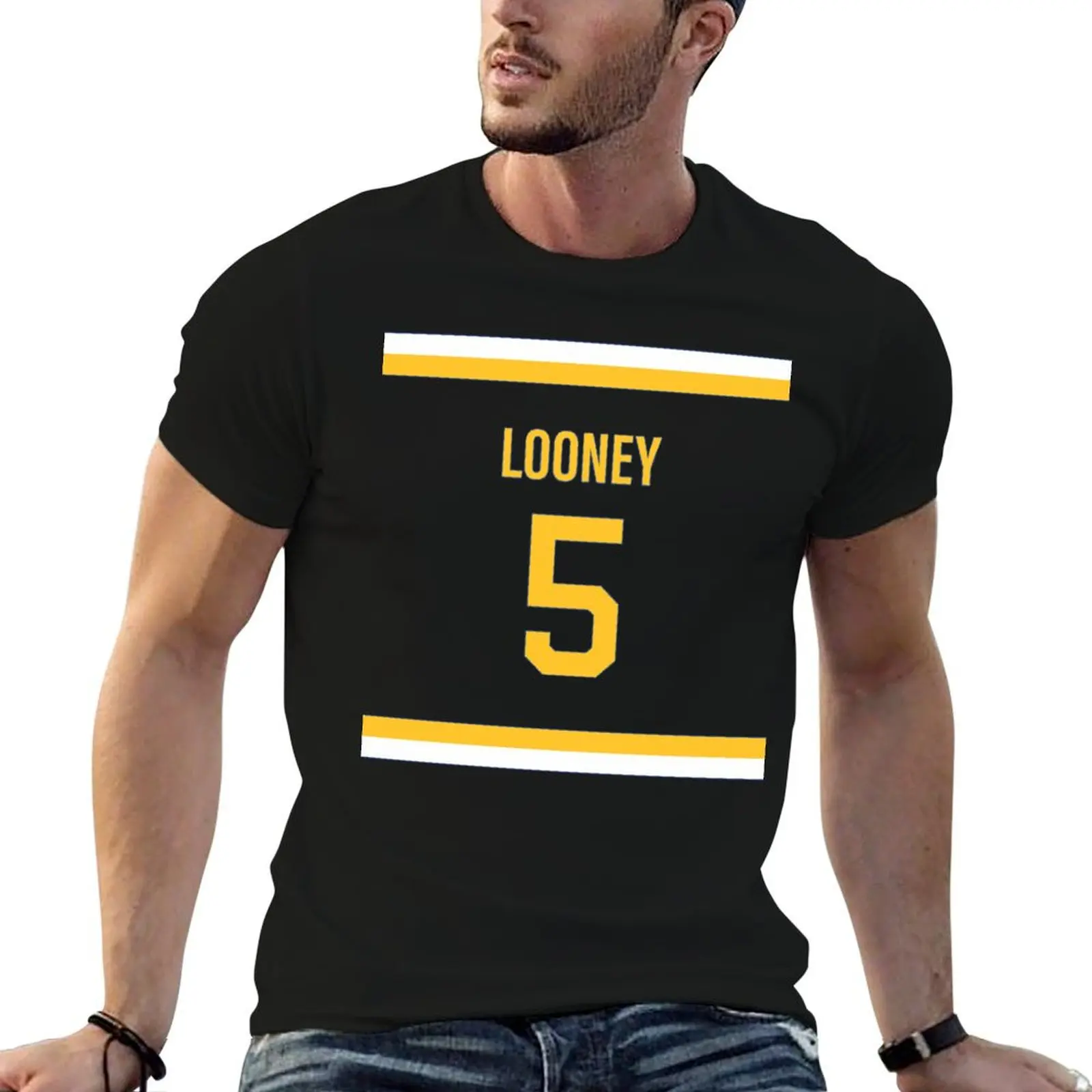 Camiseta masculina Kevon Looney, camiseta de algodão 100% algodão, camisetas masculinas 100% anime, camiseta oversize