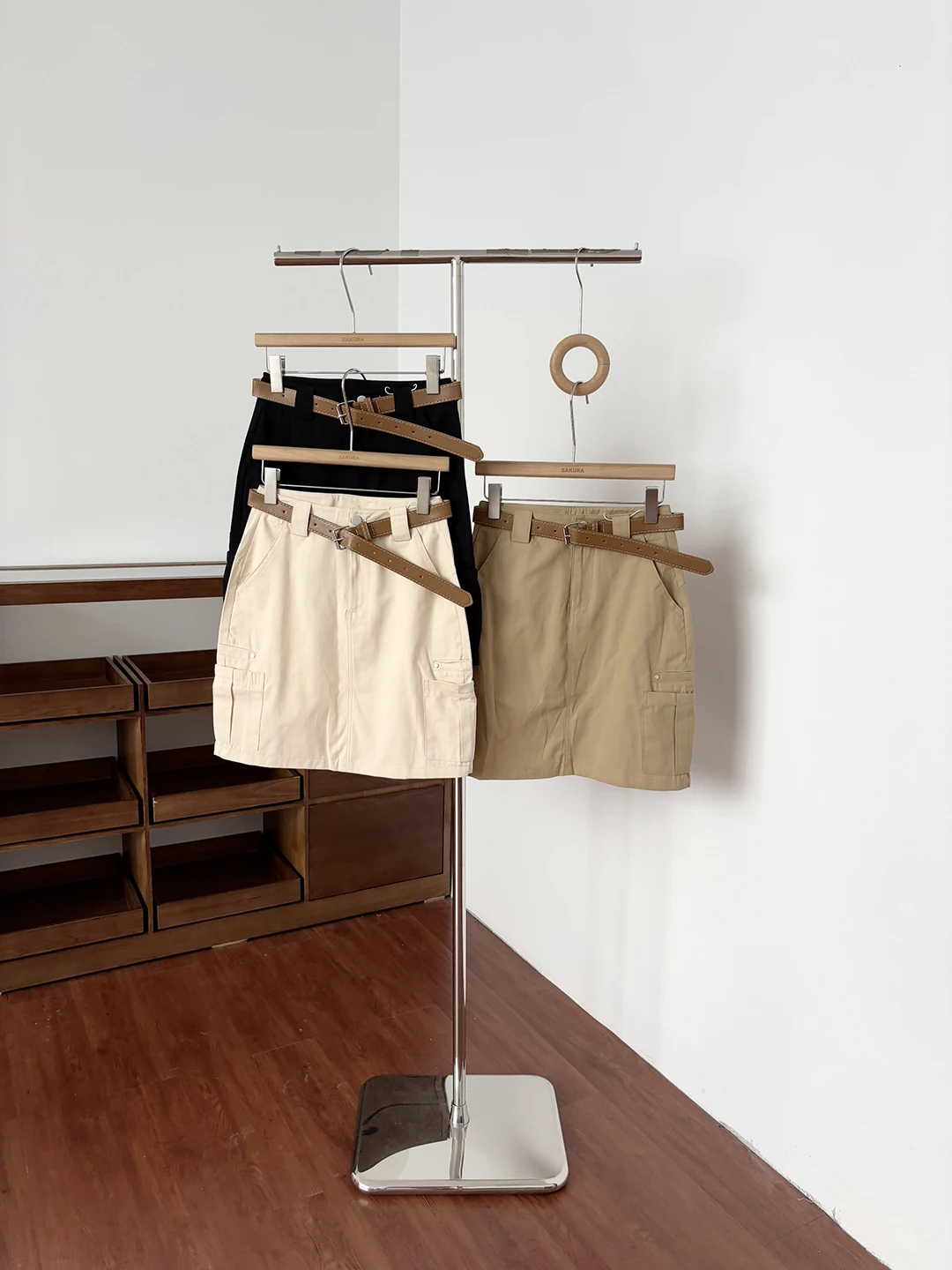 

2026 Summer New Retro Korean Style Commuter Fashionable Versatile Workwear Skirt High Waist Slimming Women's Trendy