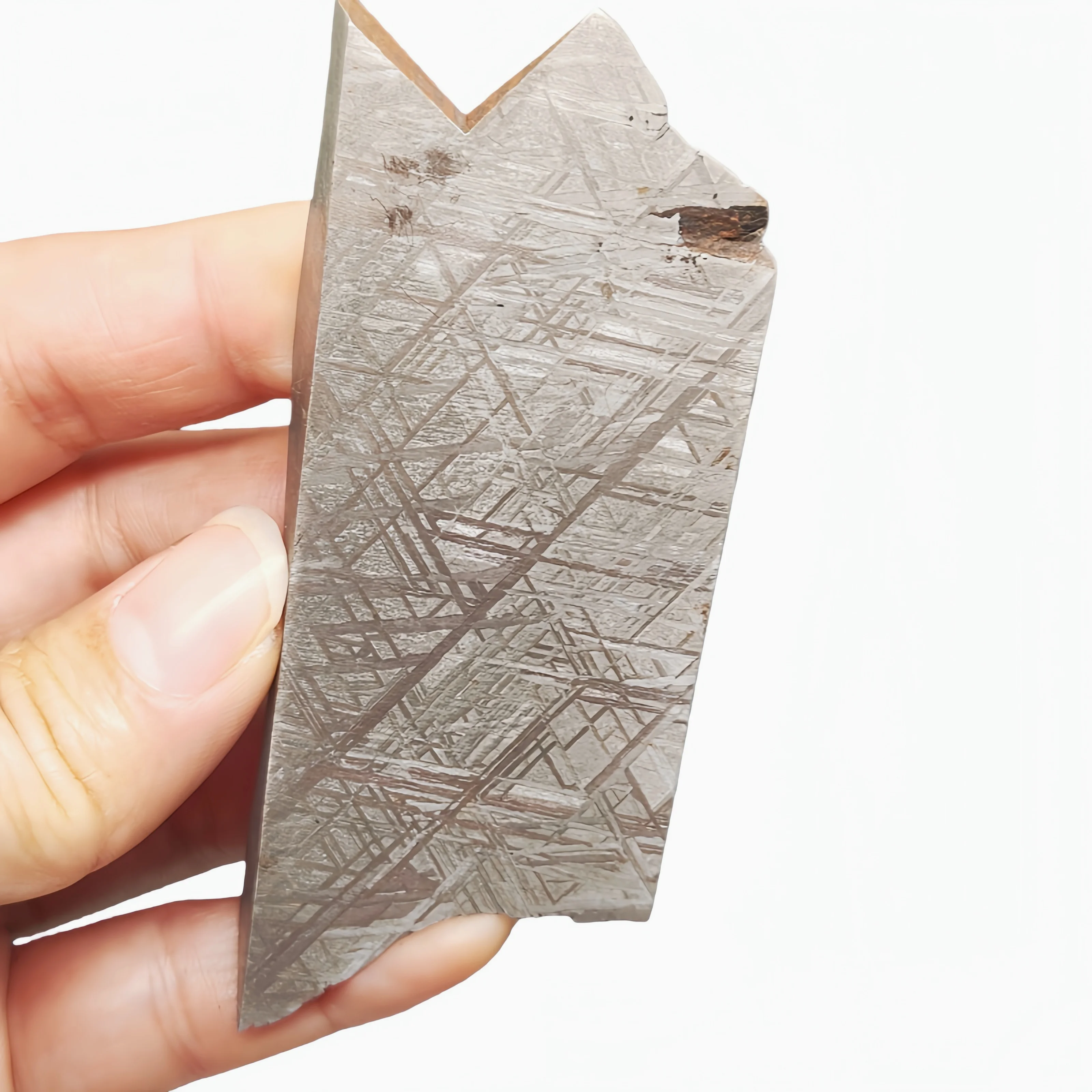 114.5g Namibian Gibbon Iron Meteorite G Iron Ore Section Specimen Slices Collectable and Processable -TC670