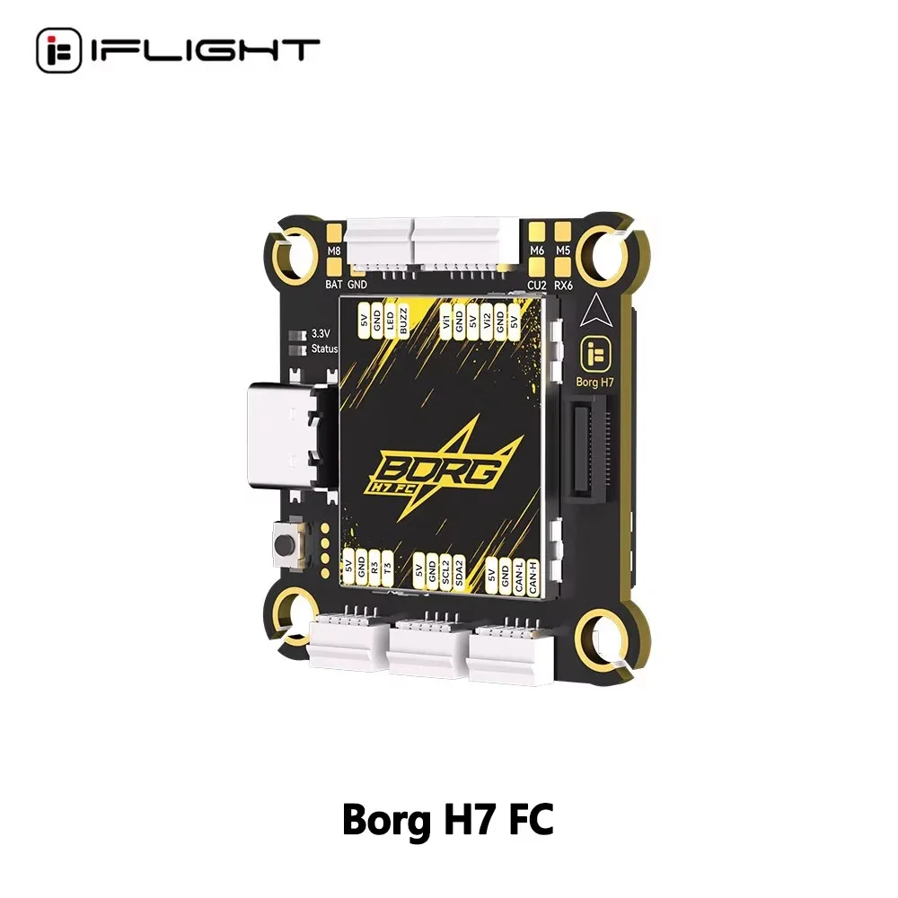 UniFly IFlight BLITZ H7 Flight Controller 30.5×30.5 STM32H743 Dual ICM42688 Gyro 4-12S LiHV 7 UART Betaflight FPV Drone Spare Pa