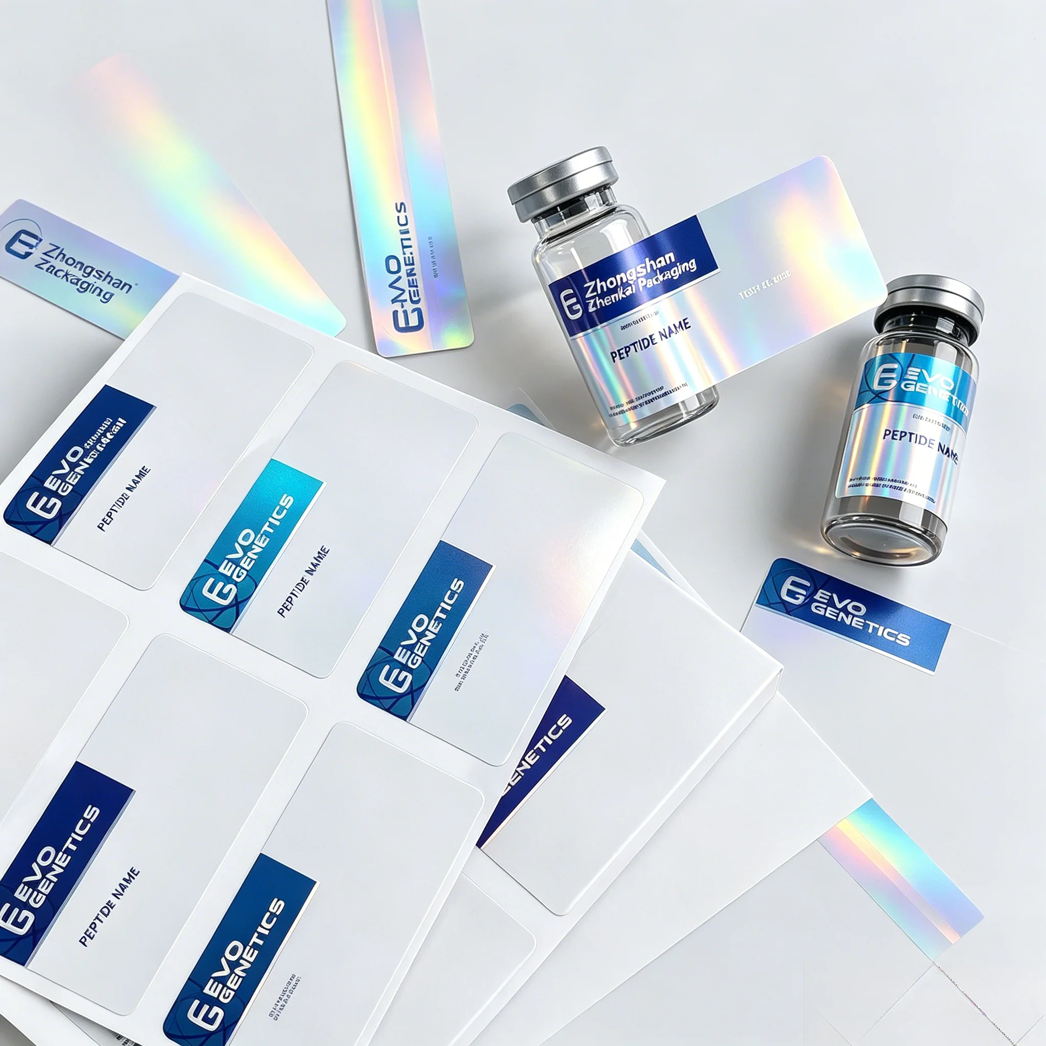 Luxury Skincare Packaging - Etiquetas y Cajas Holográficas Personalizadas de