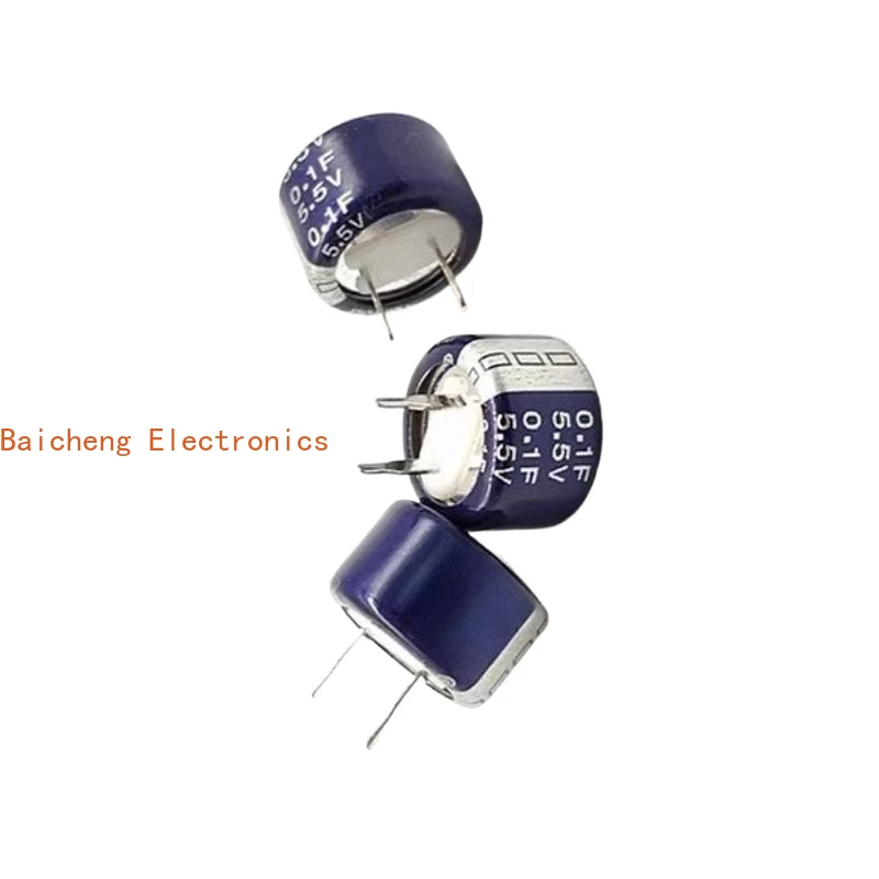 10PCS C-type 85 องศา 5.5V0.1F supercapacitor สูงอุณหภูมิ