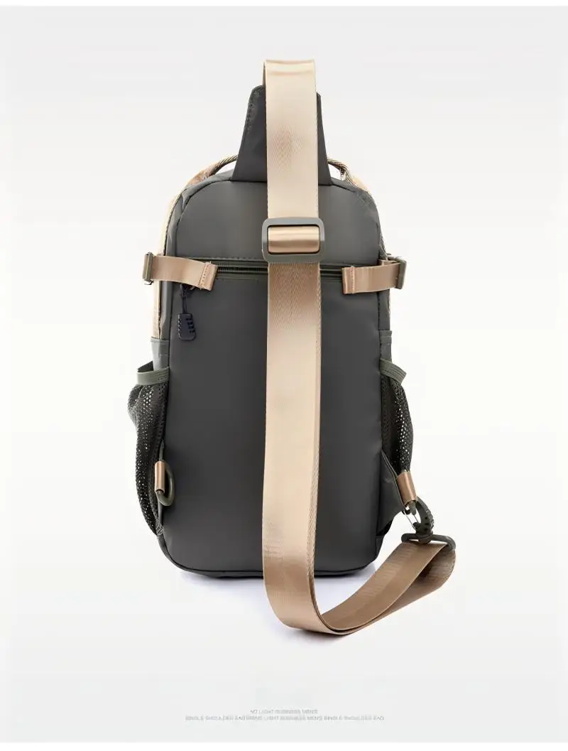 Homefish Fashion Multifunction Shoulder Bag Outdoor Sling Crossbody Bags For Male Travel Trend High Capacity Sport Chest Bag