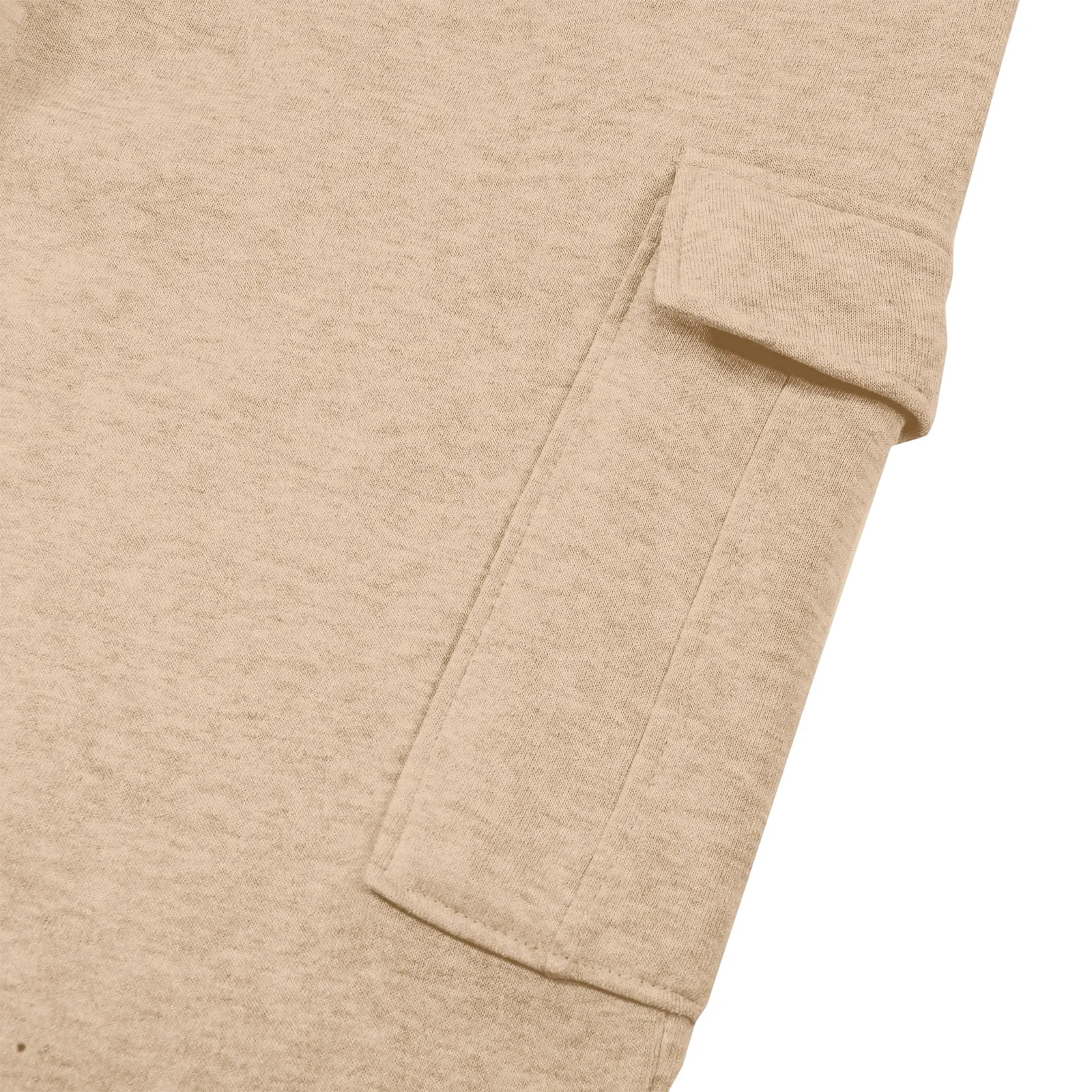 بدلة رياضية رجالية مبطنة بالصوف الحراري مكونة من قطعتين، سويت شيرت بقلنسوة، سترة ركض كاجوال للشتاء في الهواء الطلق بلون واحد