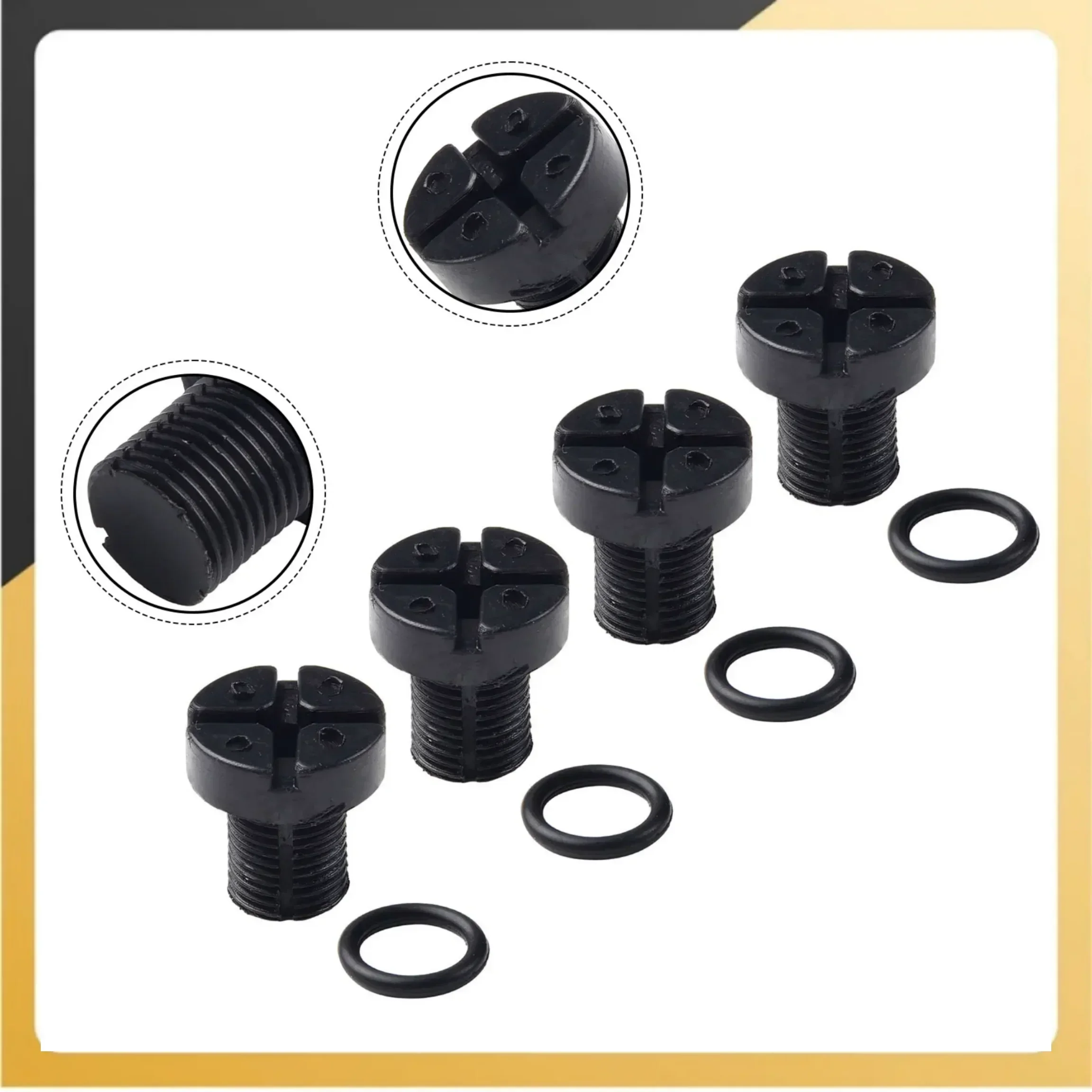 4pcs Car Radiator Expansion Tank Bleed Screws 17x10mm For BMW 1 3 5 7 8 Series X3 E34 E39 E60 E38 E31 17111712788 Accessories