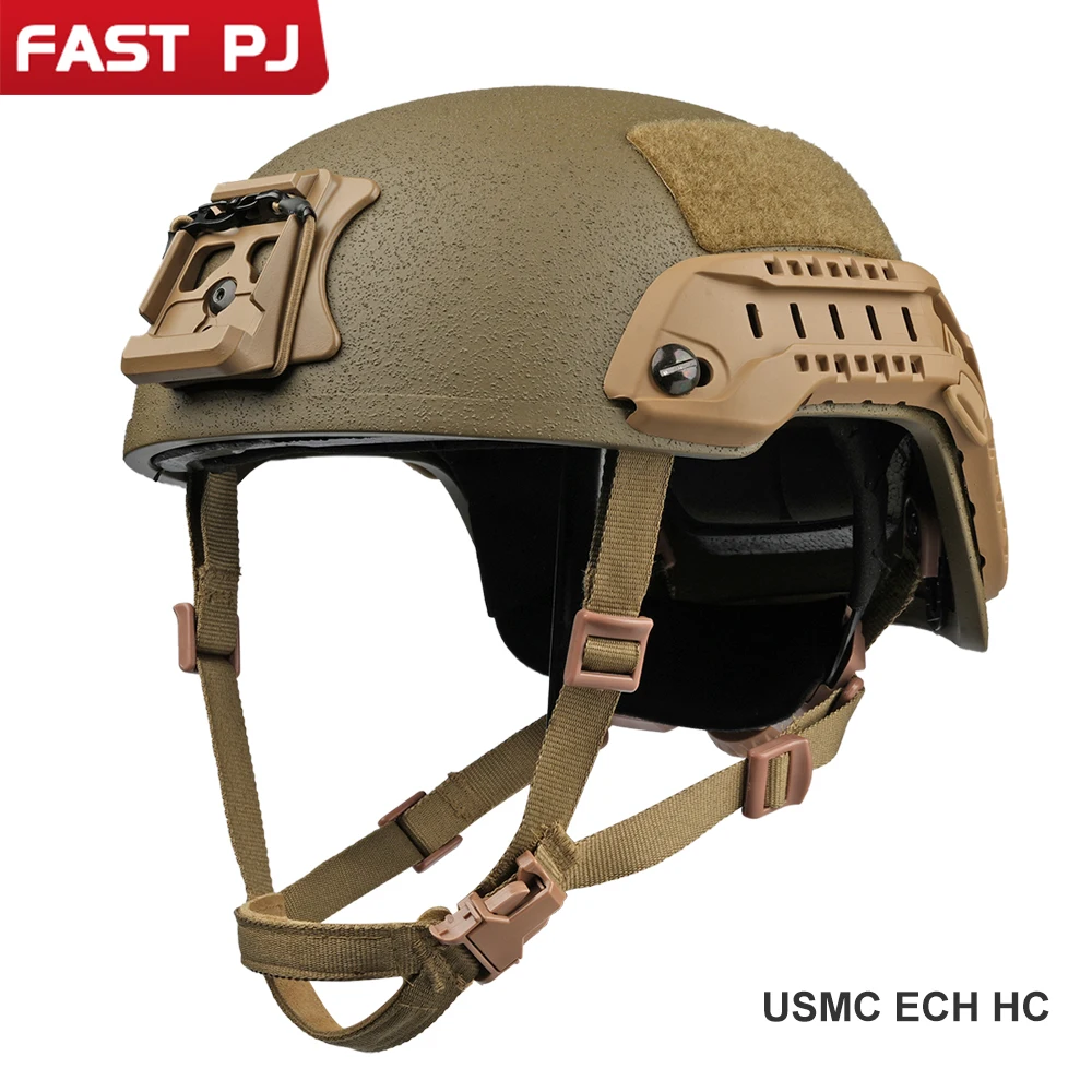 FAST PJ/ECH/USMC/MICH2001 tactische helm - hoog uitgesneden glasvezel |   Civiele bescherming |   Niet-militair/politiegebruik