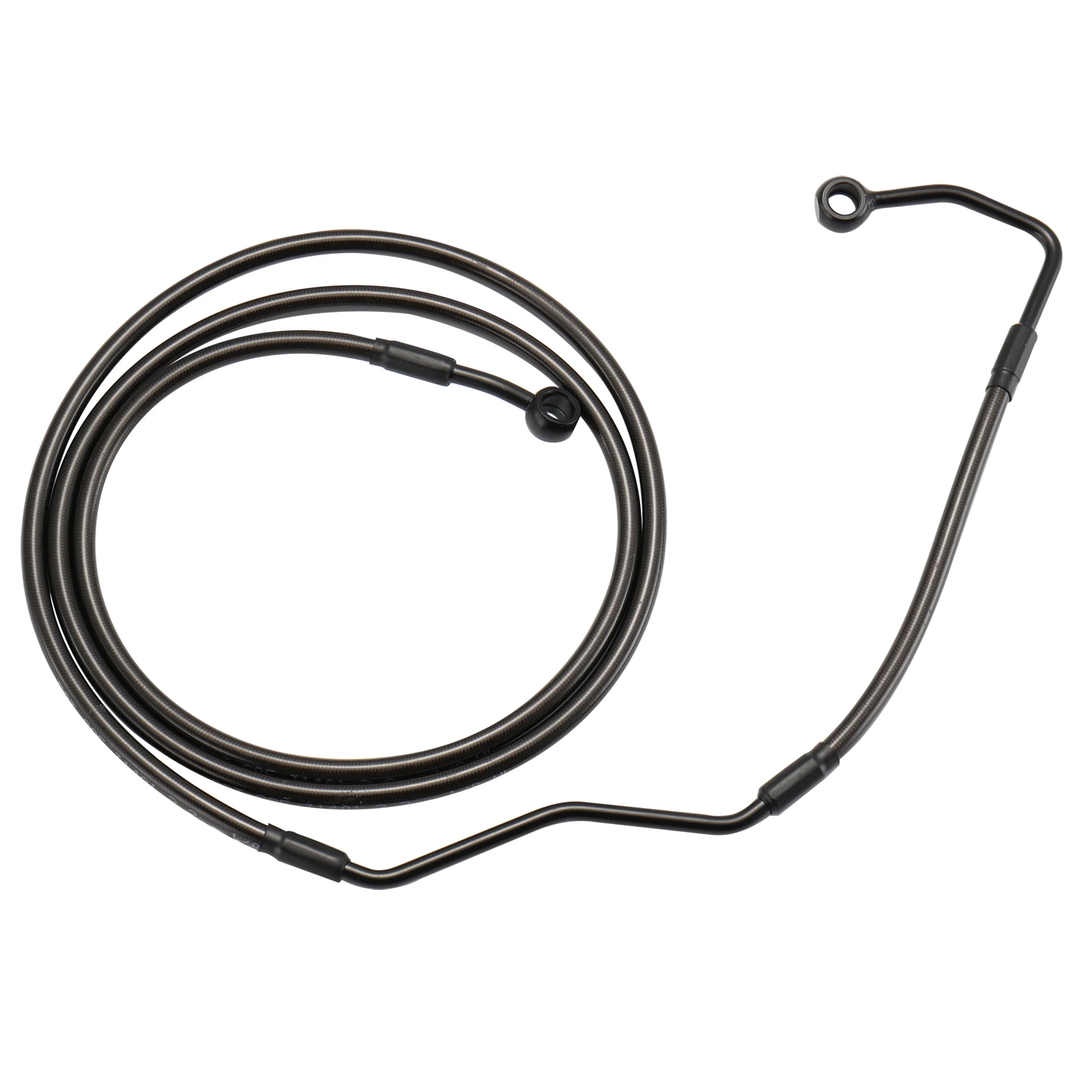 Tuyau d'huile de conduites de frein supérieures avant tressées en acier inoxydable Touring pour Harley 2008-2013 Electra Street Road Glide King avec ABS