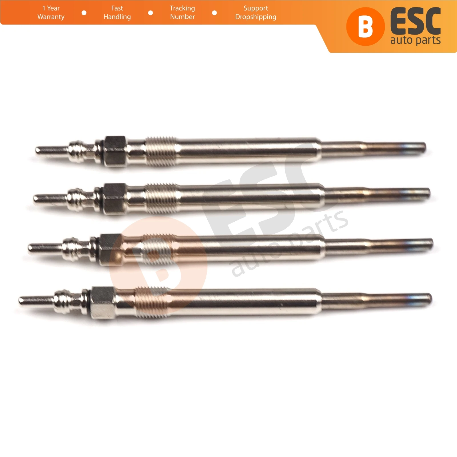 

ESC Auto Parts EGP7-1 4 Pcs Heater Glow Plugs GX124, 059963319A, GN008 for VW Audi Skoda Fast Shipment Ship From Turkey