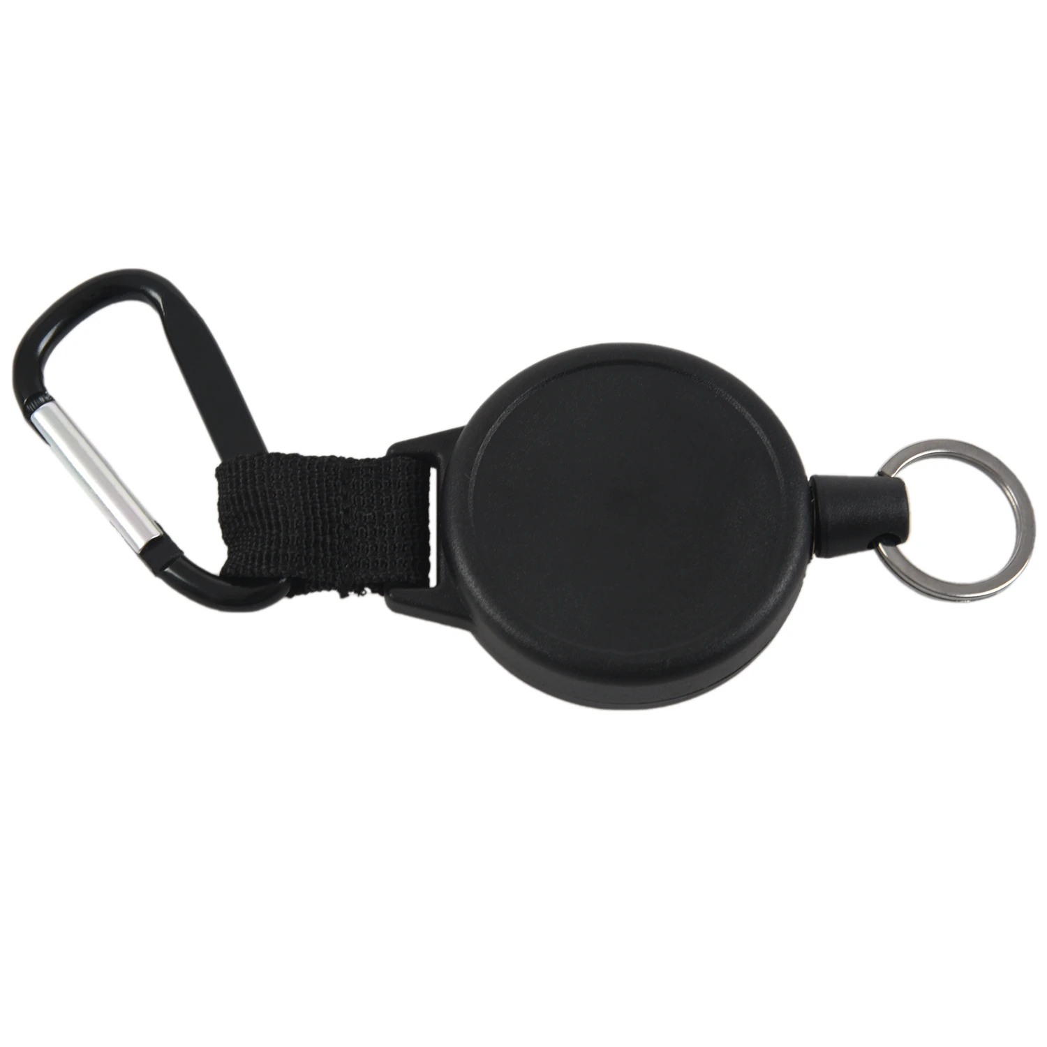 【CYBER MONDAY】Heavy Duty Retractable Key Chain & Badge Reel Holder Carabiner Clip - Swivel-Back Extractable - Great for Swipe ID
