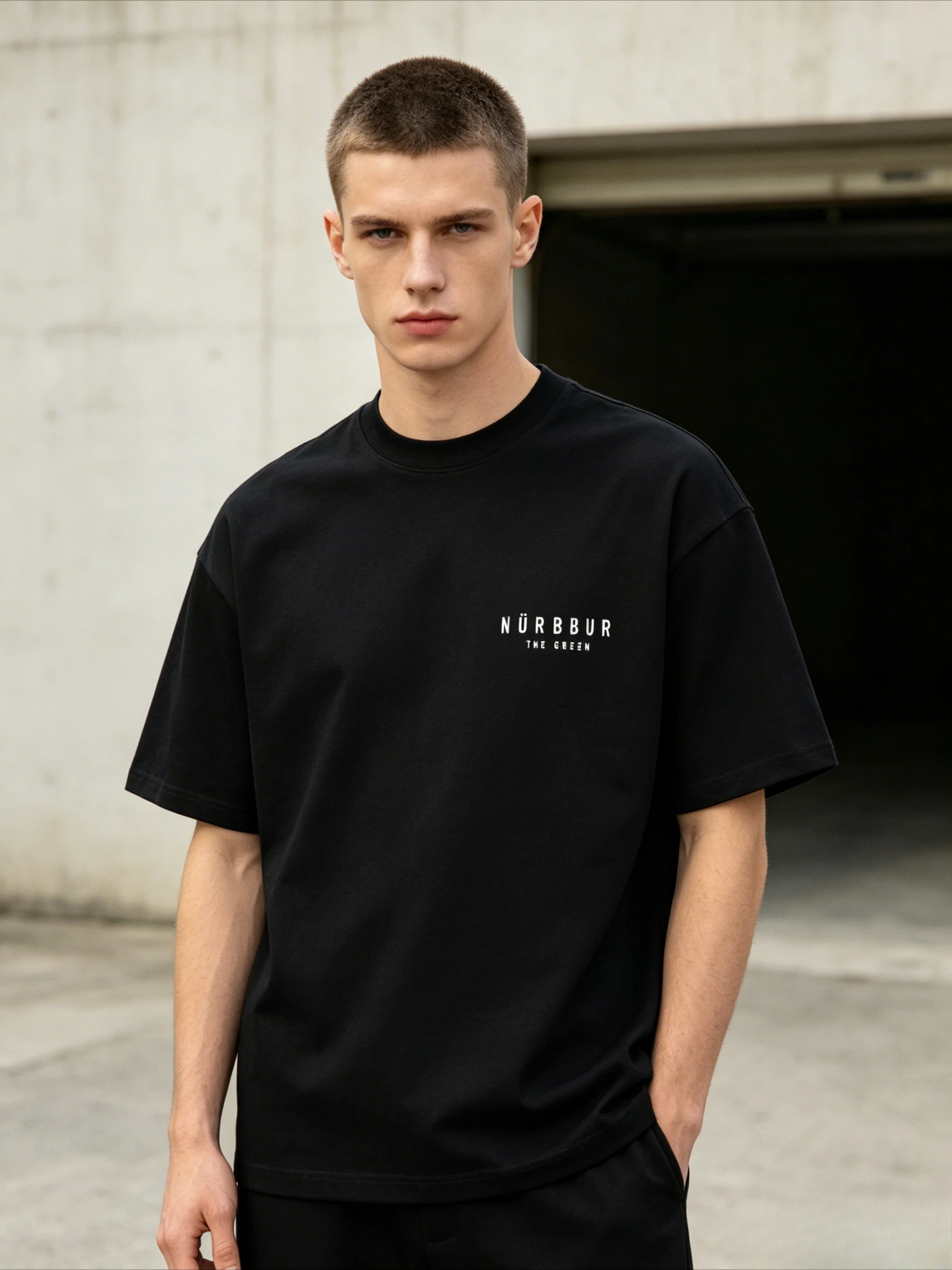 2026 Unisex Germany Race Circuit Map Double Sided Graphic T-shirt Crew Neck Cotton Short Sleeve Tee Racing Fan Casual Tops
