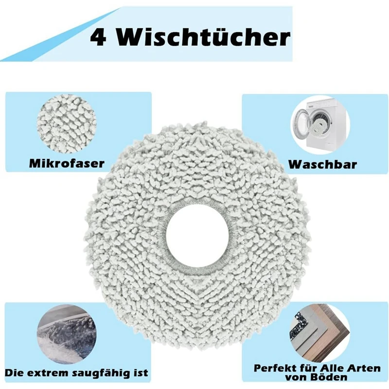 Piezas de repuesto para Robot aspirador Ecovacs Deebot T20 OMNI, T20e OMNI, cepillo lateral principal, filtros HEPA, bolsas de polvo, mopa de tela