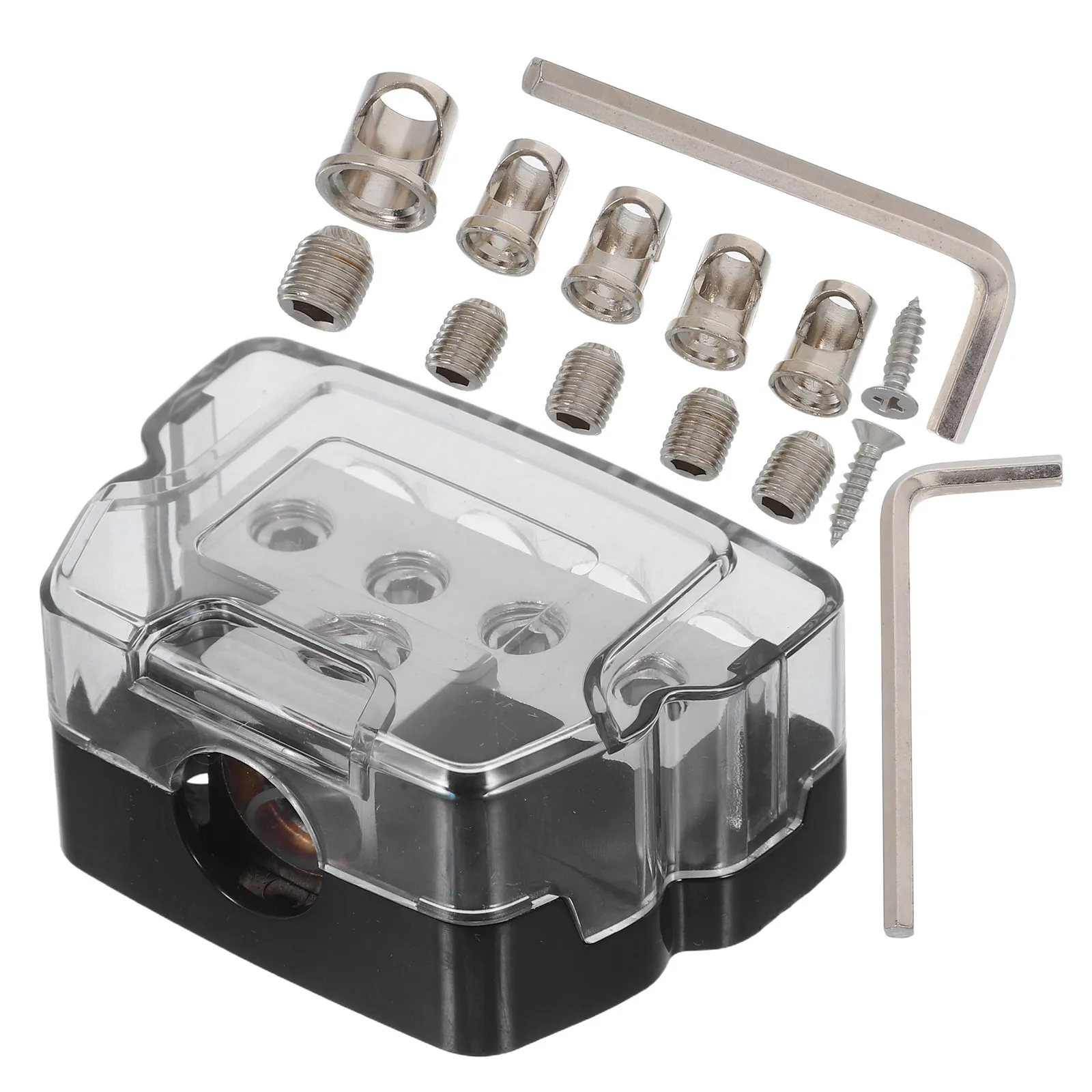 1Set Resistant Car Audio Power Distribution Block For Car Audio Modification Auto Repair Shop Splitter Amp Ground