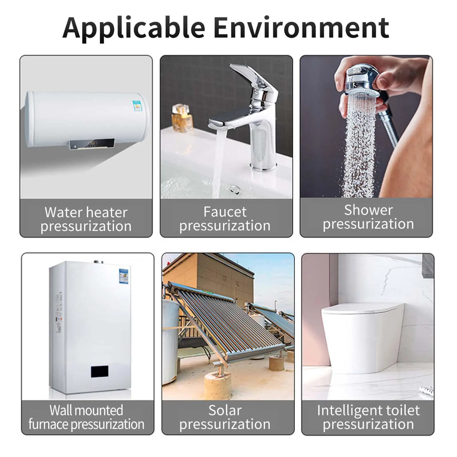 وحدة تحكم بمضخة معززة لضغط المياه 24 فولت للحمام والحديقة