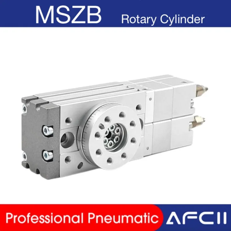 MSZ series rotary cylinder MSZB MSZA three position rotary table rack pinion Rotary swing Air Cylinder 90 180 270 Gear Cylinder