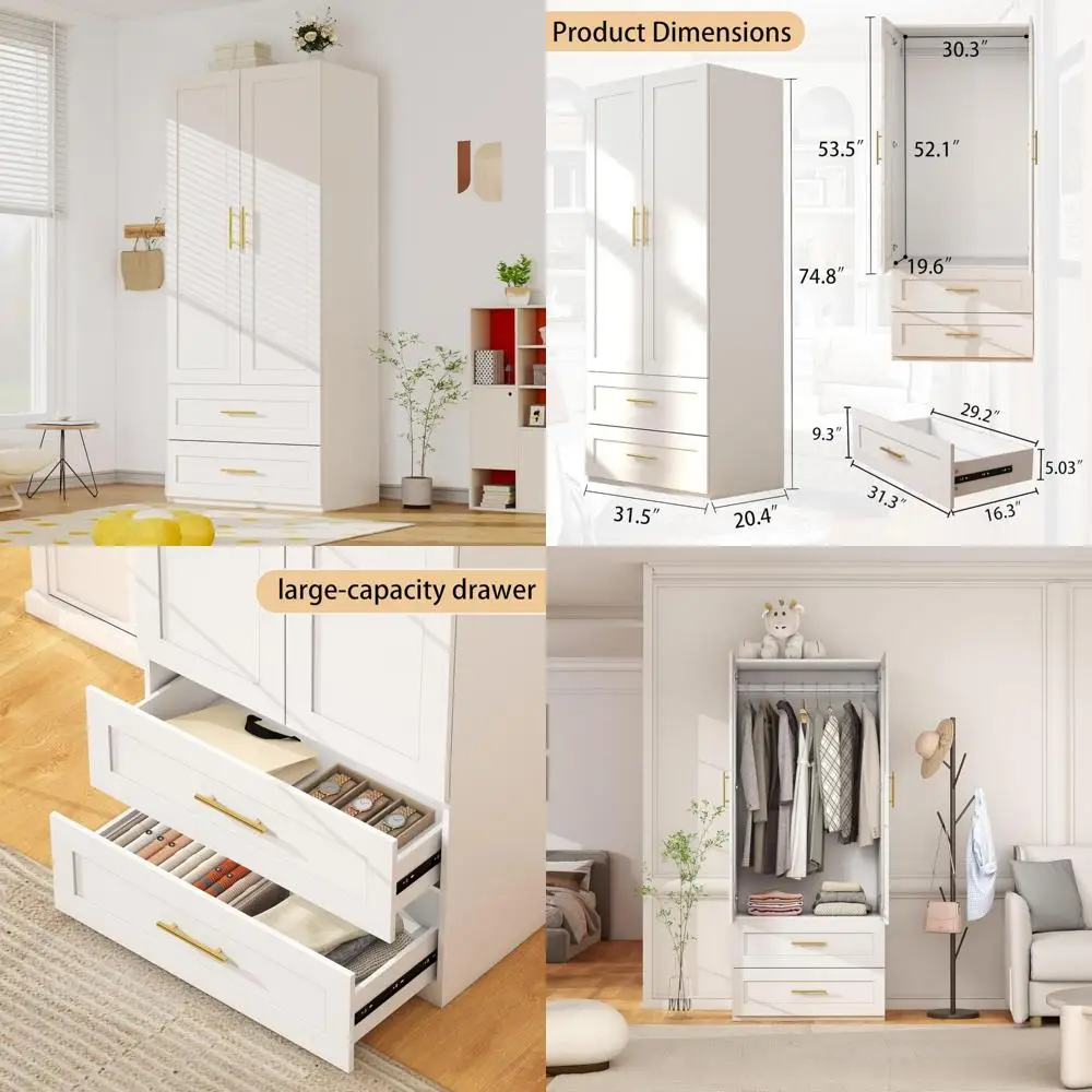 "75 Inch Tall Woode… - image