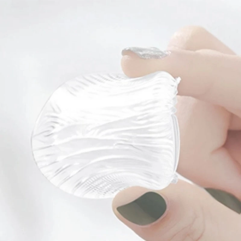 لينة سيليكون جل مسحوق نفخة وسادة هوائية شفافة مسحوق نفخة لكريم الأساس السائل خلاط مستحضرات التجميل أدوات التجميل