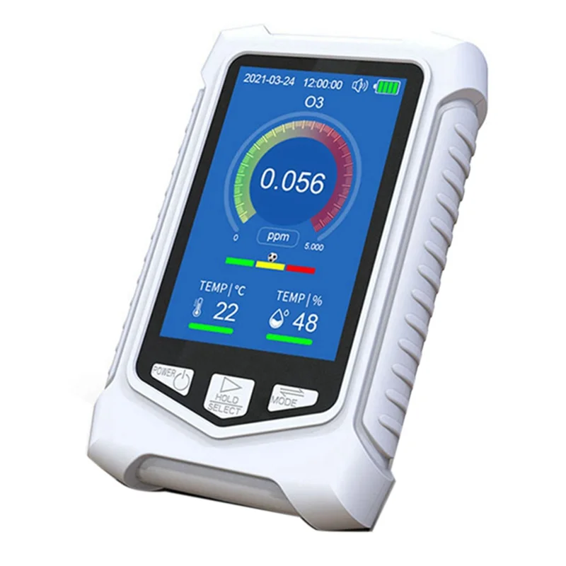 ZIZI Portable Ozone Analyzer Multifunctional Intelligent O3 Ozone Meter Gas Detector Sensor Air Quality Pollution