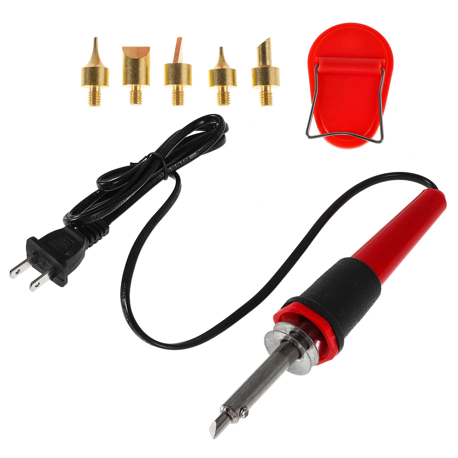 

1 Set Wood Burning Kit Fast Heating Pyrography Tool Ergonomic Handle For Diy Woodworking Artistic Projects Includes Soldering