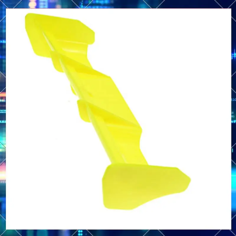 5X 1:8 Buggy RC Cars RC Plastic Nylon Tail Wing For 1/8 Scale Nitro Electric Powered Off Road Buggytruck Remote,Yellow-AA02