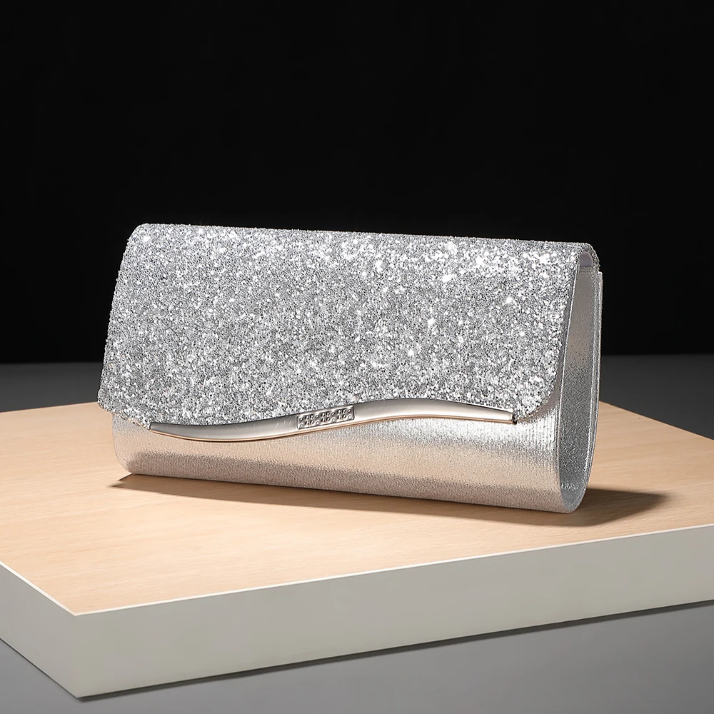 Yeni metalik gece çantası - lü - Flap Bag Envelope incelemesi ve fiyatı
