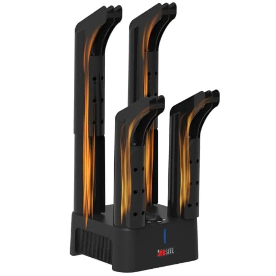 

JobSite Boot Dryer - Mighty Dry with Heat Blower Fan - Fast Glove and Shoe Dryer - Helps Reduce Odor