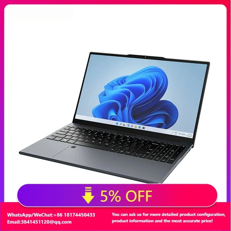 

Brand New Business Laptops 16GB 512GB SATA SSD With Touch Panel And Backlit Keyboard 15.6" Notebook Computer