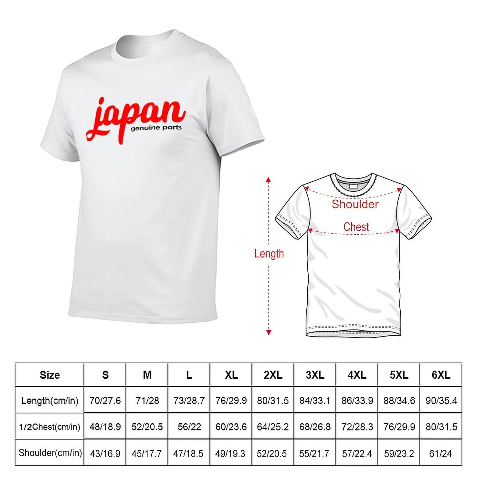 JDM - Japan Genuine parts T-shirt kawaii clothes sublime anime quick-drying mens big and tall t shirts