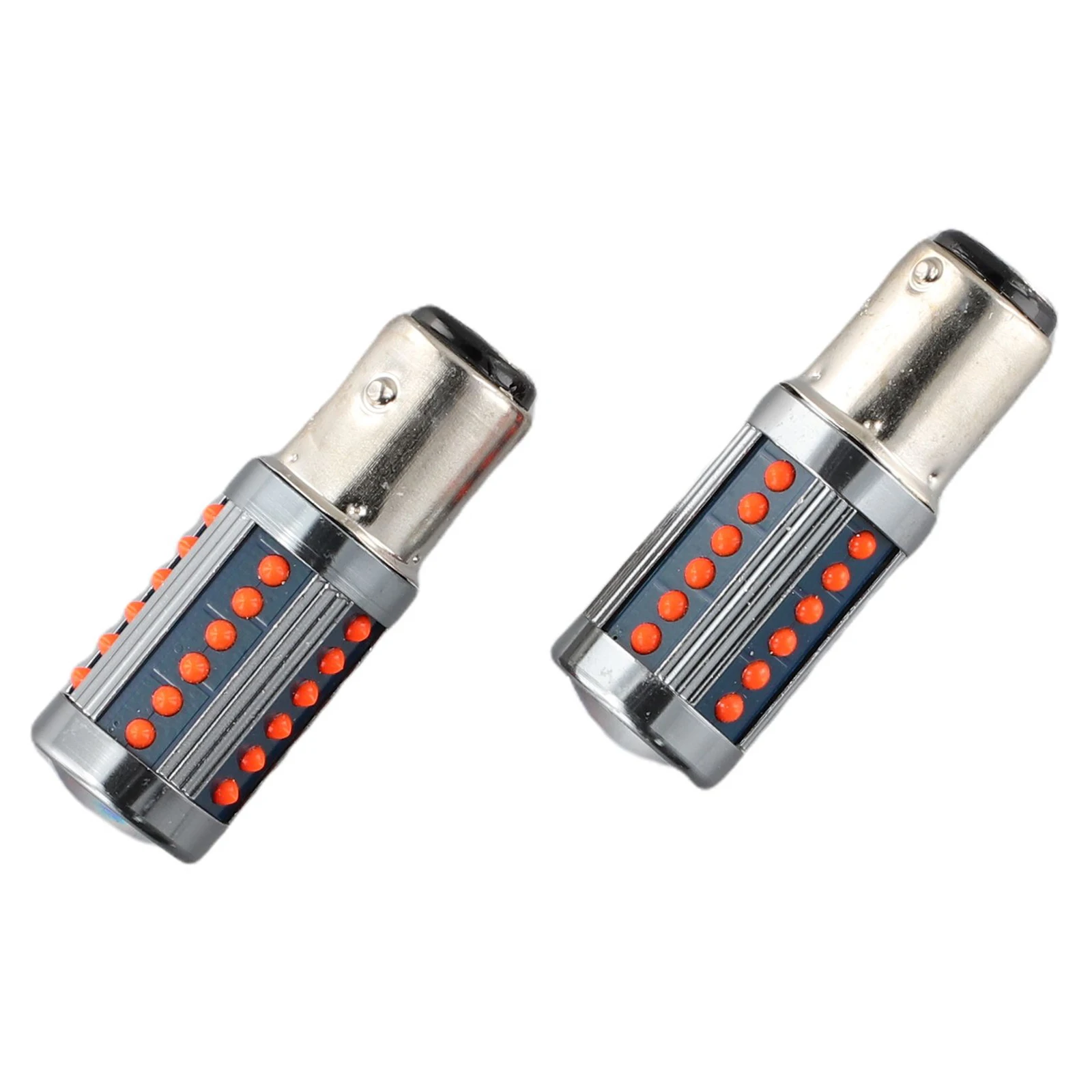 2× 1157 LED Light Bulb Top Accessory Hot 2pcs Set High Brightness Super Bright 0.23A Aluminum BAY15D Brake Light