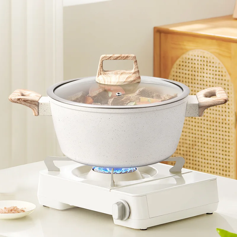 

Kitchen Non-stick Pan Set High Value Kitchen Utensils Home Cooking Pot Set