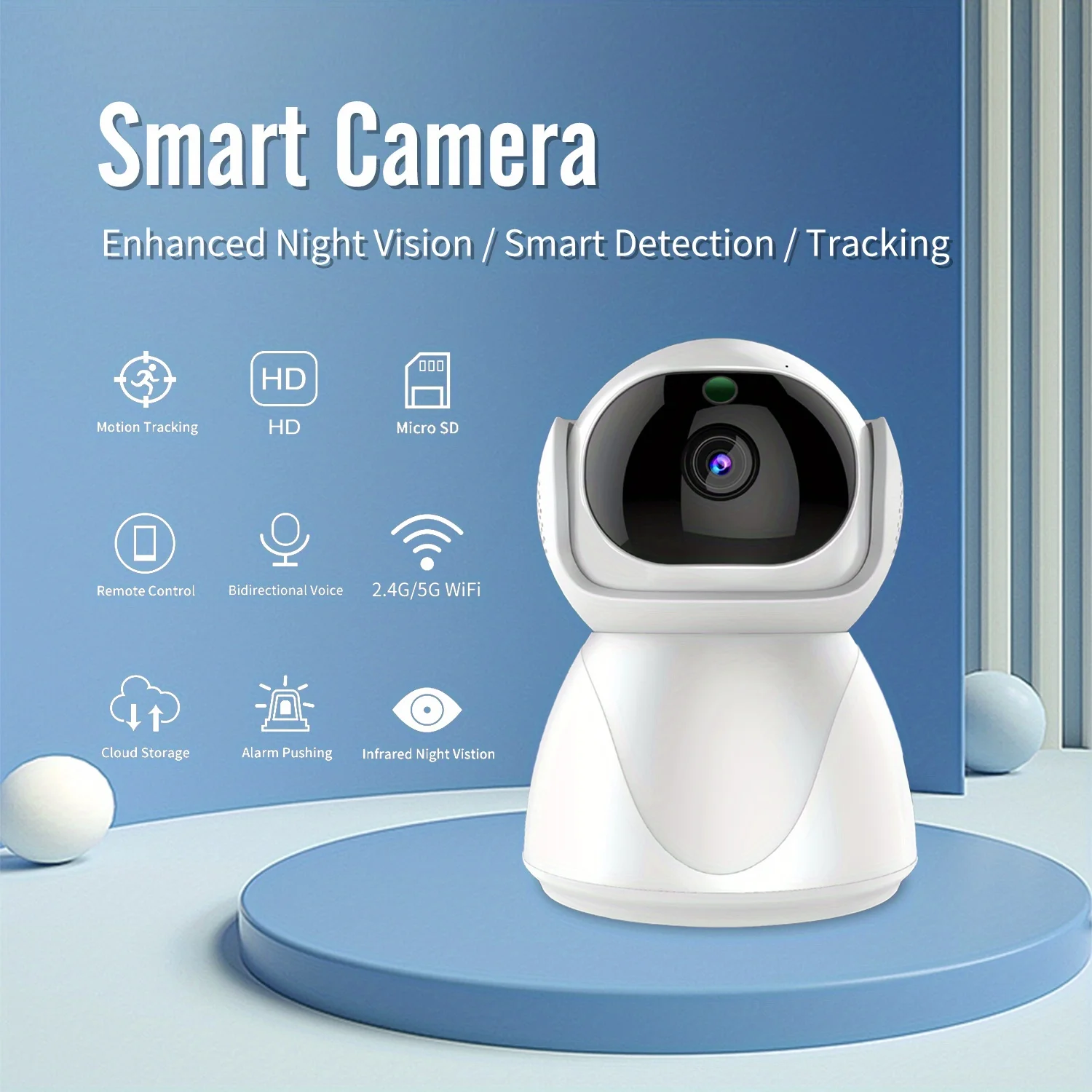 Telecamera per bambini telecamera di sicurezza per interni telecamera di sorveglianza wi-fi Baby Monitor Mini telecamera IP protezione di sicurezza