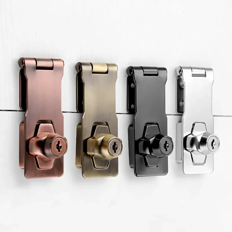 Locker Punch-Free Met Slot Lade Sloten Brievenbus Dubbele Deur Kast Slot Kantoor Kabinet Veiligheidsslot Met Schroef 1Pc