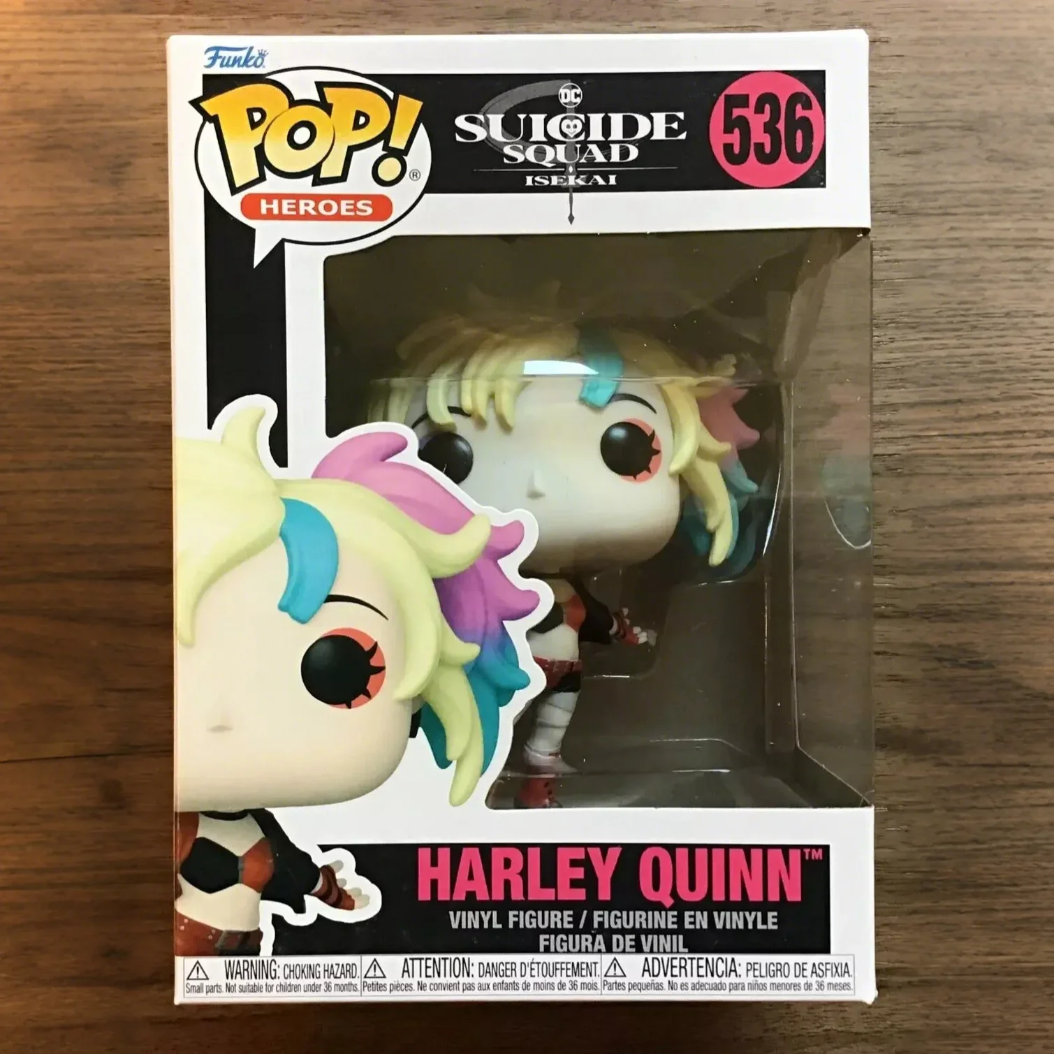 Harley Quinn Suicide Squad Isekai Funko Figures #536 Vinyl figure 4.35 inches Figurine Collectible Limited Edition Toy Gift