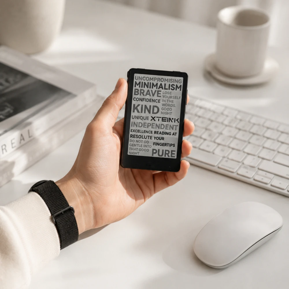 XTEINK X3 Portable Global Version Lightweight Mini E-Ink Ereader 3.7 Inch 259 PPI 58g 4.9mm Ultra Thin Long Battery Life Ereader