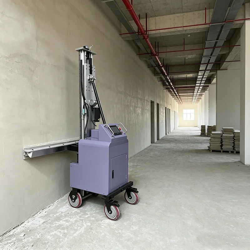 Construction Wall Plastering Machine Automatic Wall Renderer for Indoor Cement Wall Screed