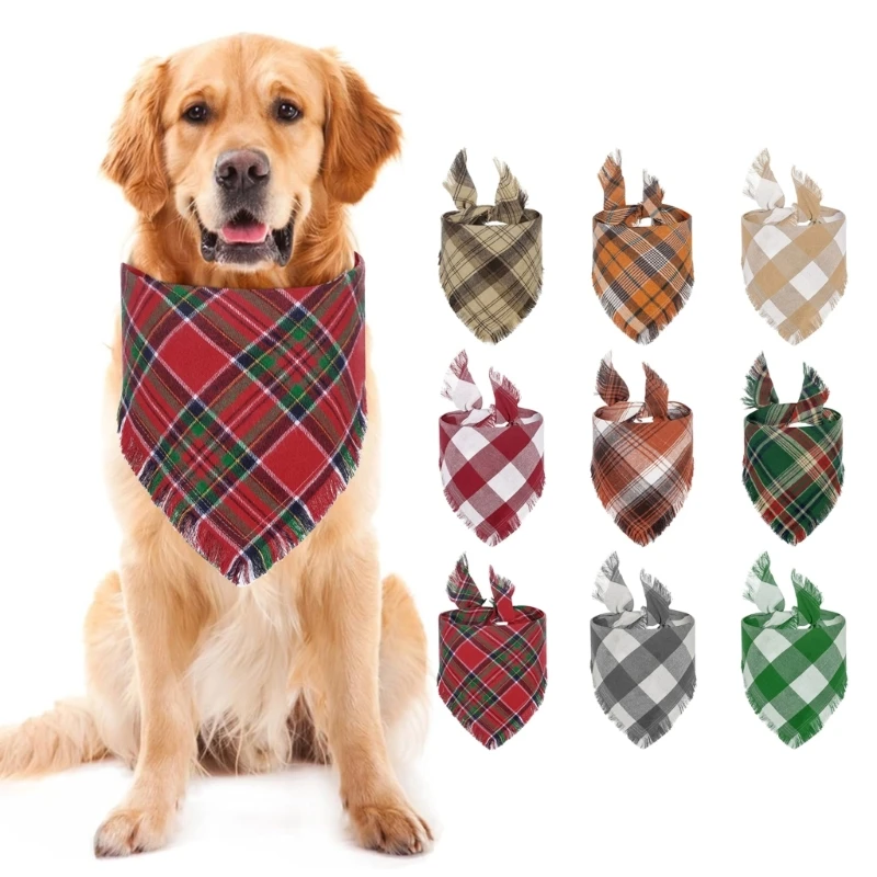 Bandanas ação graças para cães, lenço ajustável com triangular para animais estimação