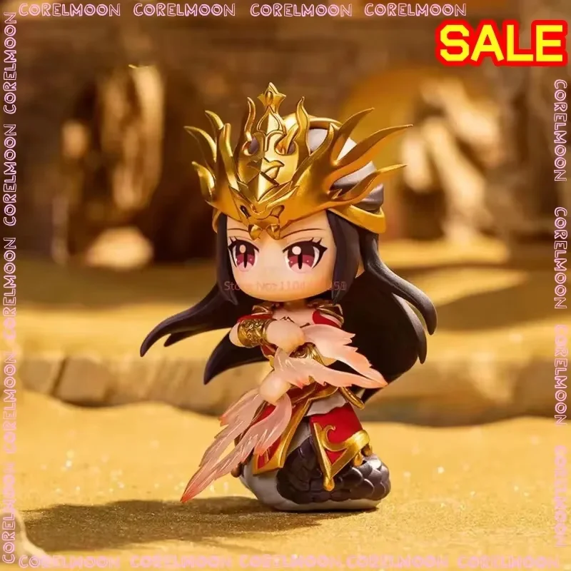 Modello di personaggio versione Q di Titan Fighting The Sky Medusa Anime Periferico Genuino Modello di bambola Giocattolo Ornamento Giocattolo da collezione Regalo