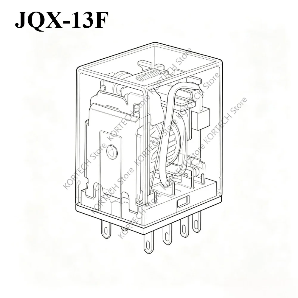 JQX-13F 2Z Original new   AC AC220V DC 24V8 pin JZX-22F 2Z JZX-22F 3Z 11pin JZX-22F 4Z 14-pin electromagnetic relay