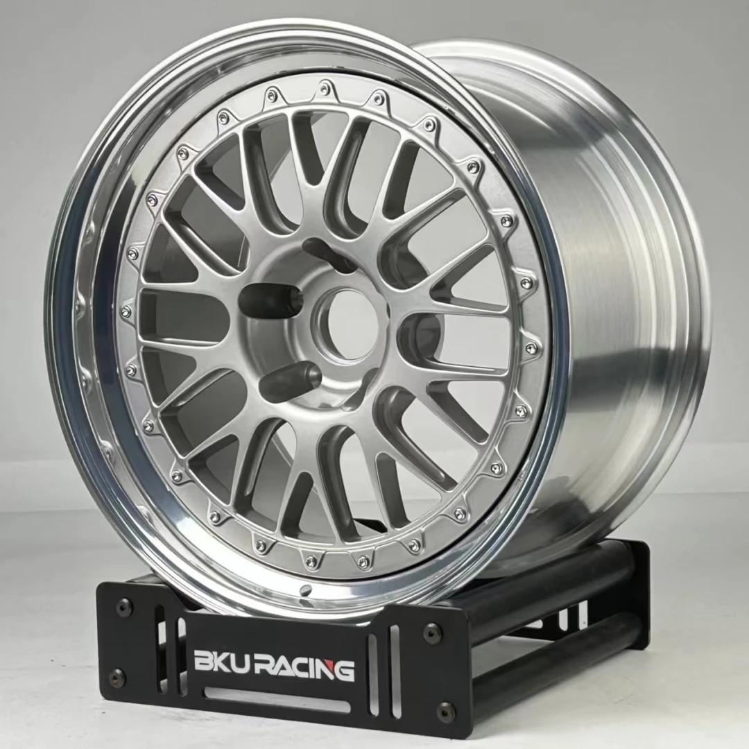 

Bku 3pc Custom 5x114.3 5x100 Forged Wheel 15 16 17 18 19 Inch Rim Alloy Passenger Car Wheels for Subaru WRX STI Mazda RX-7 RX-8