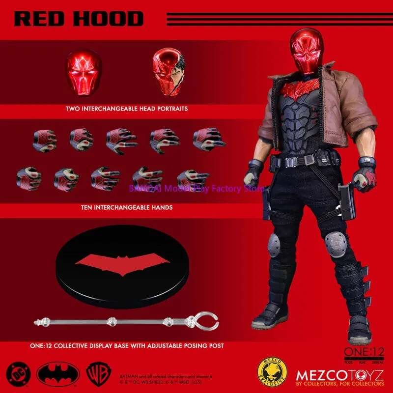 1/12 Scale Authentic Mezco 76224 Red Hood Ant-Man Action Figure Seven Inches Batman Police Officer Statue Collectible Toy Gift - view 5
