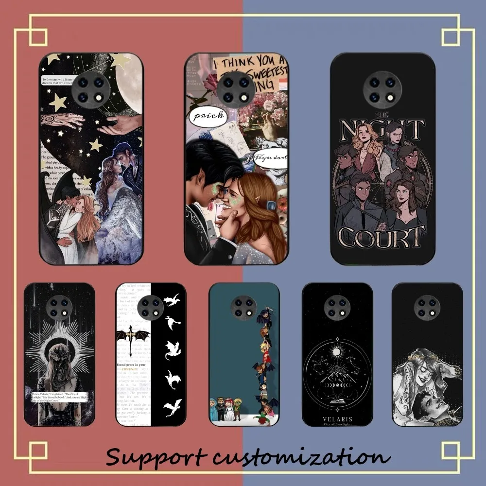 Acotar A Court Of Mist And Fury Phone Case For Redmi 5 6 7 8 9 10 Plus Pro 6 7 8 9 A GO K20 K30 K40 Pro Plus F3 Fundas