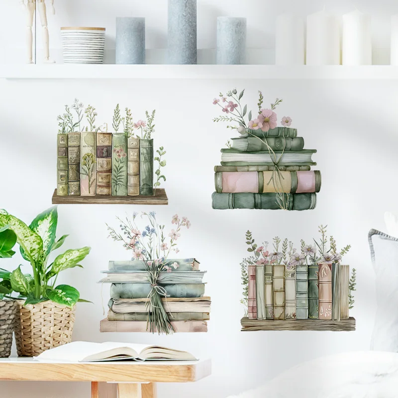 

Scroll Plant Wall Sticker Classroom Decoration Glass Beautification Sticker Hot-Selling Mural Self-Adhesive Removable