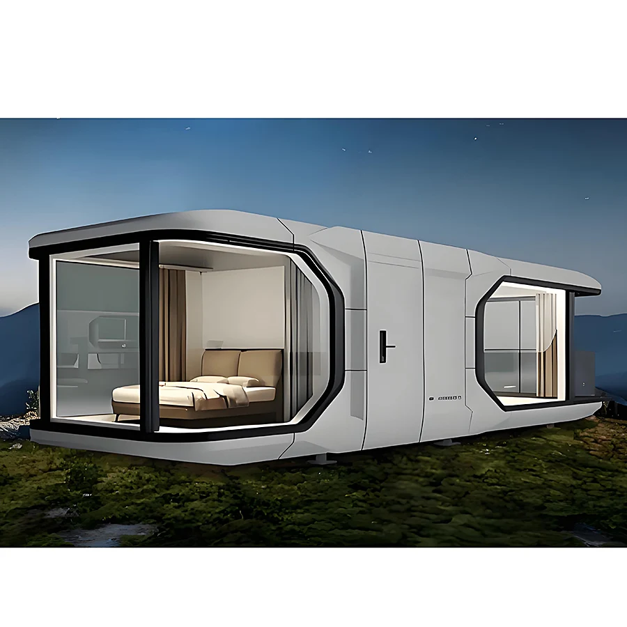 House Modular Container Office Building Insulation Pre Manufactured Houses Ready to Live in 2 Bedroom Steel Structure Fashion