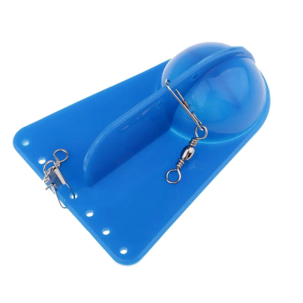 4-6pack ABS Plastic Adjustable Weight Sea Fishing Trolling Diving Board Blue