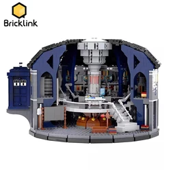 Bricklink Ideas MOC Doctors Who 12th Doctor Tardised Control Room Time Machine Phone Booth Sets Building Blocks Toys Adult Gift