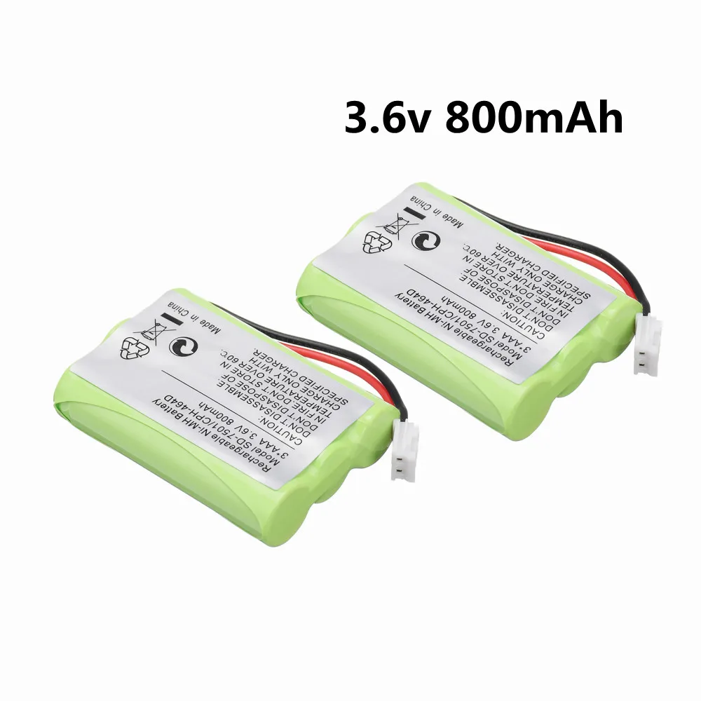 3.6V 800mAh AAA NiMH Battery for Motorola SD-7501 V-Tech 89-1323-00-00 AT & T Lucent 27910 CPH-464D Cordless Home Phone