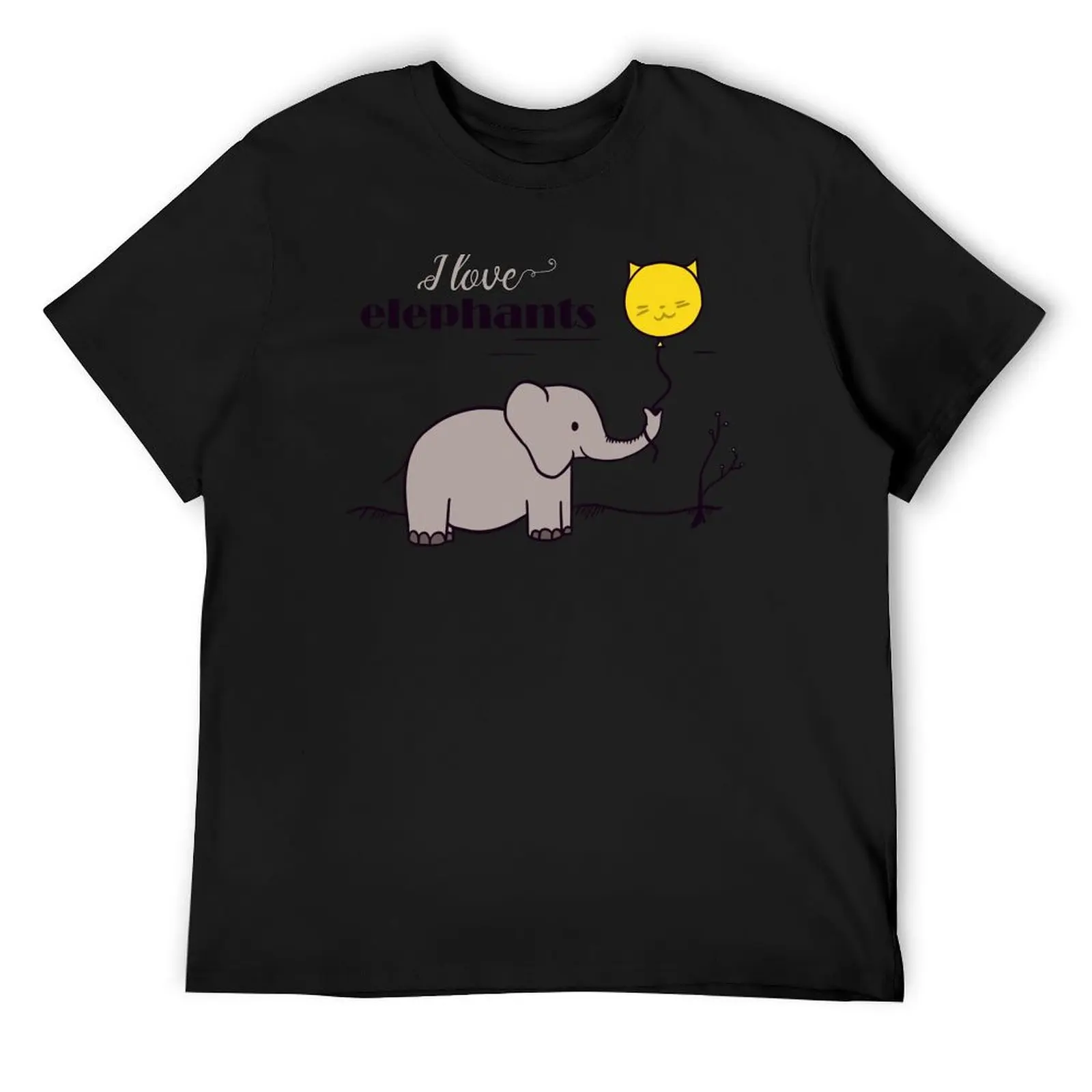 

I love elephants T-Shirt sweat for a boy cute clothes mens workout shirts