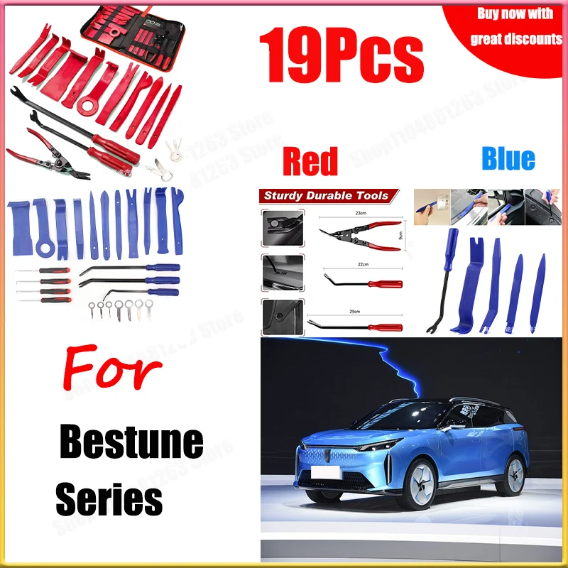 

For Bestune 19pcs Disassembly Tool Kit Panel Disassembly Tool Decorative Instrument Panel Disassembly Tool Drilling Repair Tool