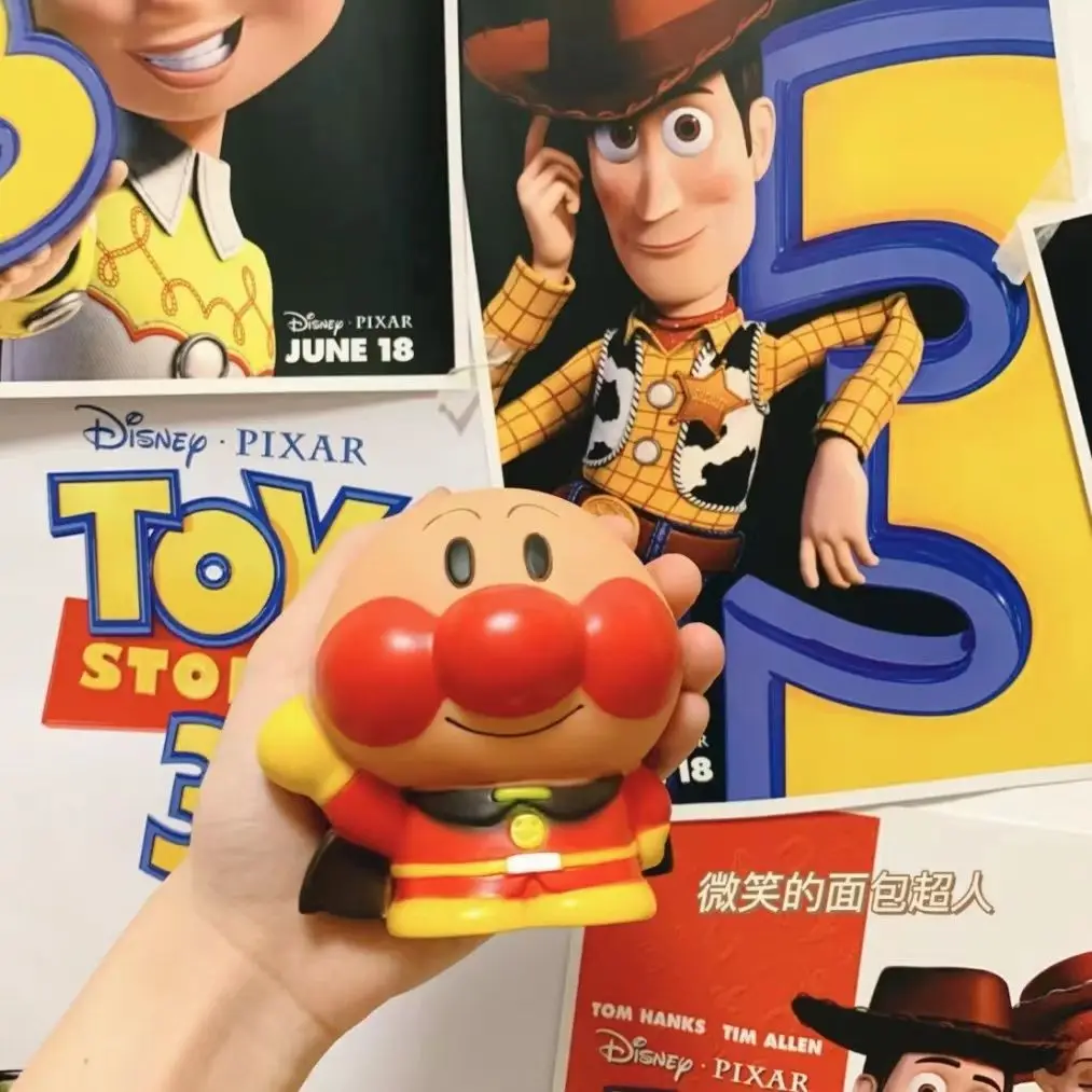 Anpanman piggy bank, cute student toy, cartoon decoration, fun holiday gift, money-saving jar view 3