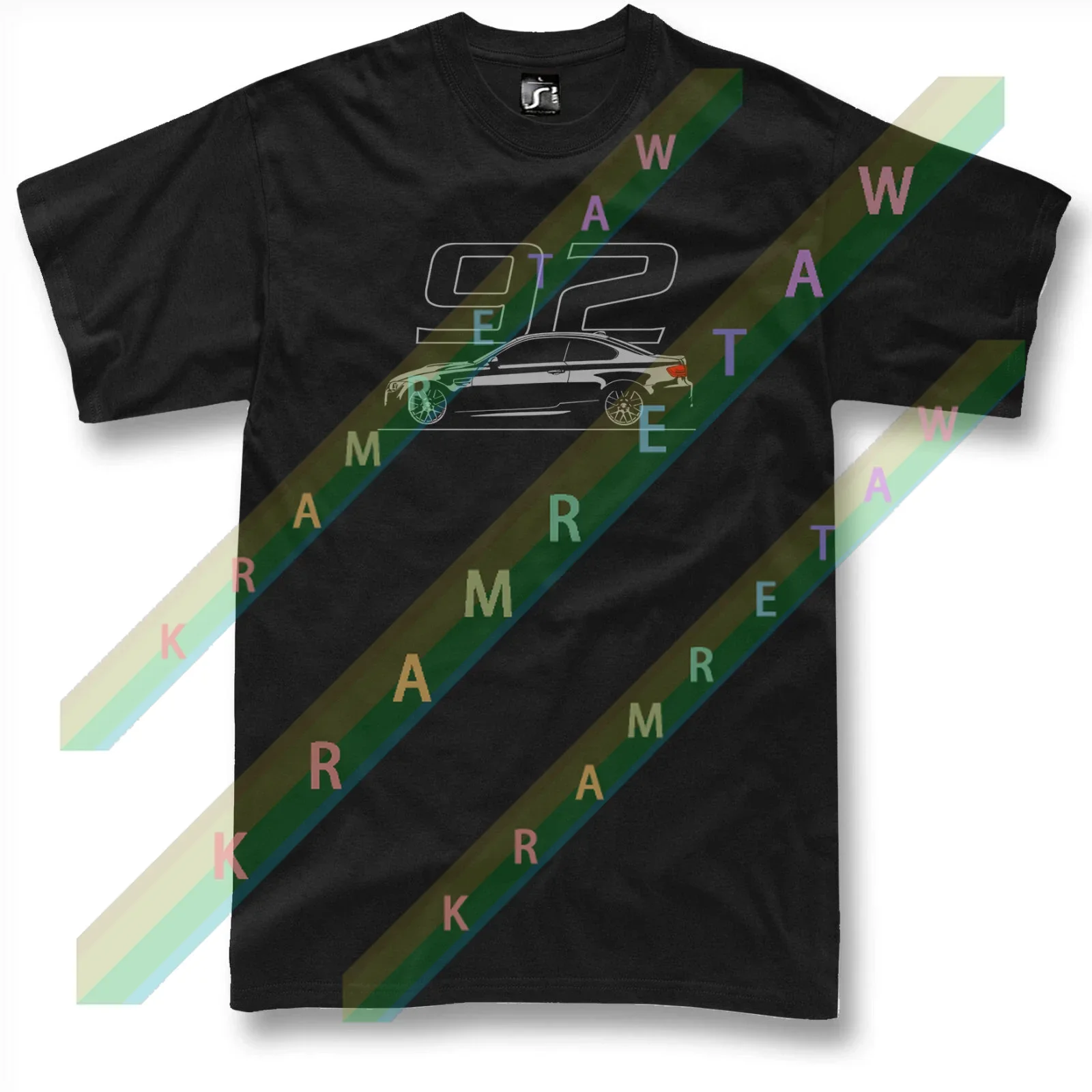 

2025 summer Men 100% Cotton T Shirt Casual E92 fans m3 318i 320i 325i 330i 335i car T-shirt Graphic Summer Cool Tee